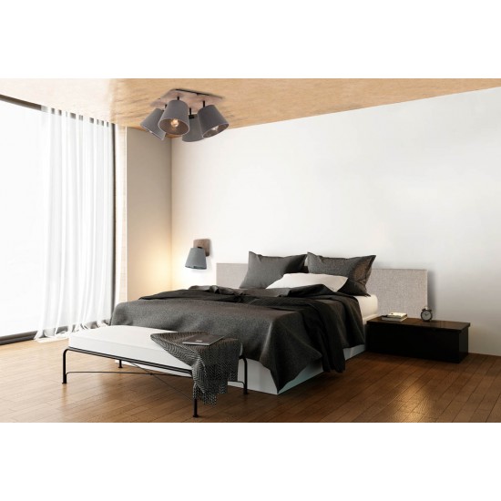 Lustra Plafon Awinion 9716 Nowodvorski E27, Gri, Polonia