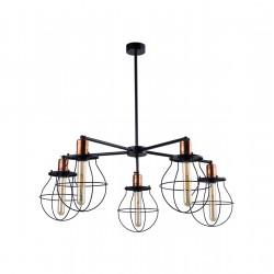 Candelabru Manufacture 9738 Nowodvorski E27, Negru, Polonia