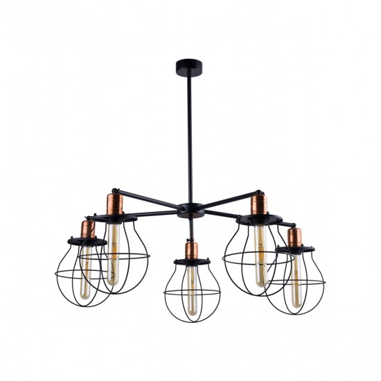 Candelabru Manufacture 9738 Nowodvorski E27, Negru, Polonia