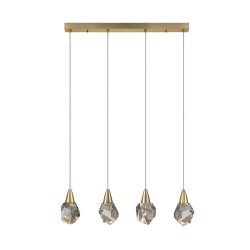 Suspensie Schuller ·Aquaria· Lamp 4L, Matt Gold 157155 Led Spania