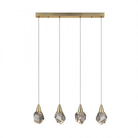Suspensie Schuller ·Aquaria· Lamp 4L, Matt Gold 157155 Led Spania