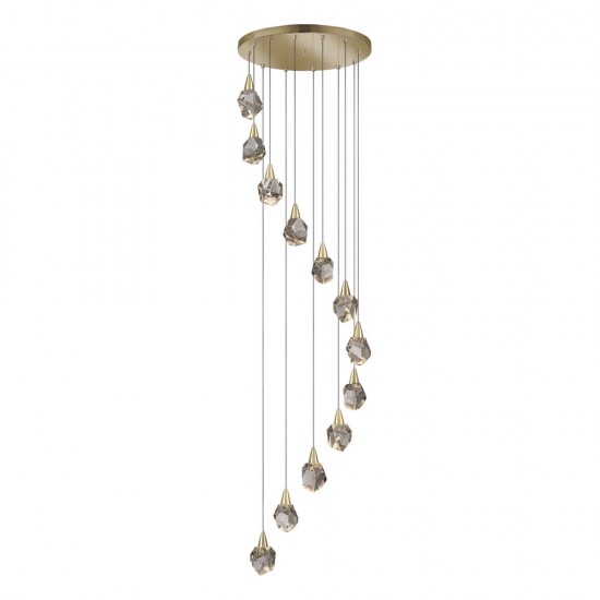 Suspensie Schuller ·Aquaria· Lamp 12L, Matt Gold 157322 Led Spania