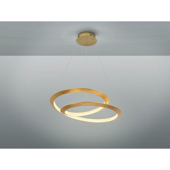 Suspensie Schuller Eternity - Lamp Gold Leaves Ø60 165723 Led Spania