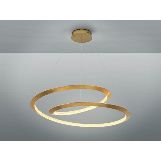 Suspensie Schuller Eternity - Lamp Gold Leaves Ø97 165839 Led Spania