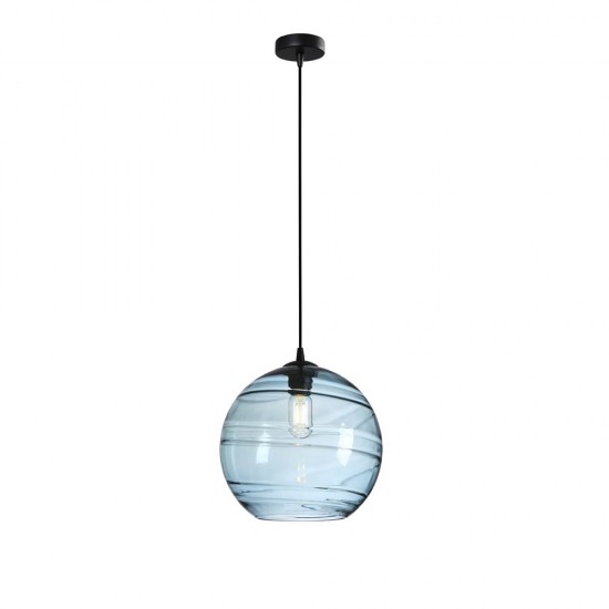 Pendul Schuller ·Geos· Lamp 1L., Light Blue Ø30 197137 E27 Spania