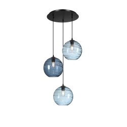 Suspensie Schuller ·Geos· Lamp 3L., Dark/Light Blue 197366 E27 Spania