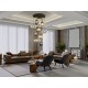 Suspensie Schuller ·Norma· Lamp 9L., Black/Brass 225090 E27 Spania