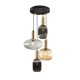 Suspensie Schuller ·Norma· Lamp 4L., Black/Brass 225168 E27 Spania