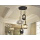 Suspensie Schuller ·Norma· Lamp 4L., Black/Brass 225168 E27 Spania