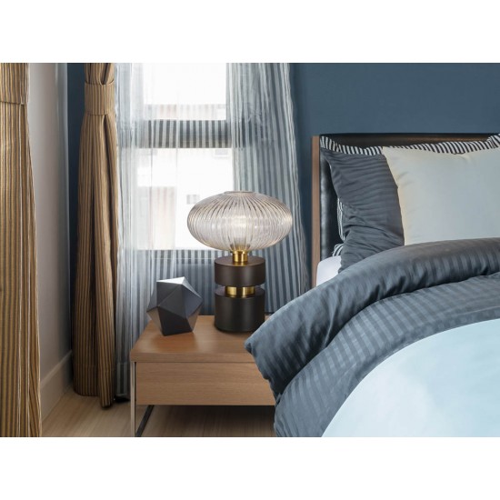 Veioza Schuller Norma - Table Lamp 1L Black-Brass 225274 E27 Spania