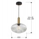 Pendul Schuller ·Norma· Lamp 1L., Clear 225410 E27 Spania