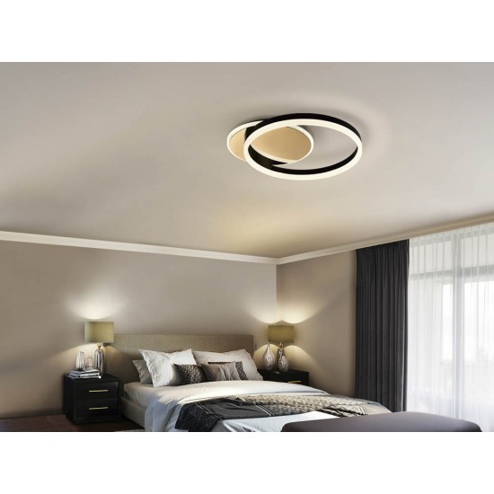 Plafoniera Schuller ·Oriel· Ceiling Lamp Gold/Black 226387 Led Spania