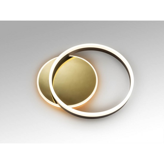 Plafoniera Schuller ·Oriel· Ceiling Lamp Gold/Black 226387 Led Spania