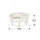 Masuta de Cafea Schuller ·Liza· Round Coffee Table, Gold/Marble 234917 Spania