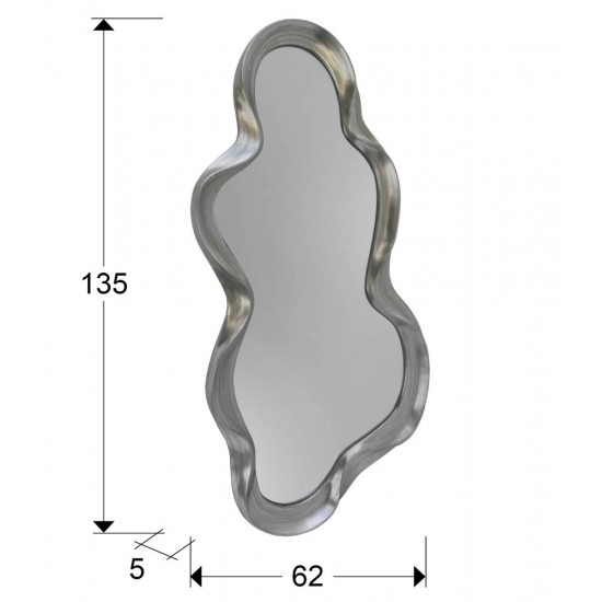 Oglinda de Camera Schuller ·Somnia· Mirror, Silver Leaf 236843 Spania