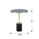Masuta Schuller ·Dekala· Side Table Ø46, Black/Gold 258203 Spania
