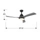 Ventilator Schuller ·Aspas· Fan, Black/Grey 316538 Spania