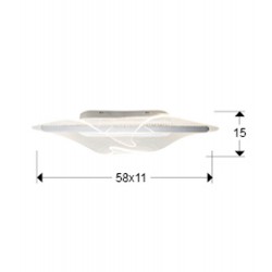 Aplica Schuller ·Enigma· Wall/Ceiling Lamp, Chrome 327756 Led Spania