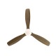 Ventilator Schuller ·Siroco· Fan, Black/Walnut 329514 Spania