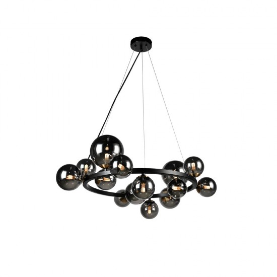Candelabru Schuller ·Astros· Lamp 14L., Black 329613 G9 Spania