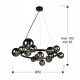 Candelabru Schuller ·Astros· Lamp 14L., Black 329613 G9 Spania