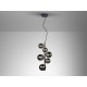 Suspensie Schuller ·Astros· Lamp 6L., Black 329743 G9 Spania