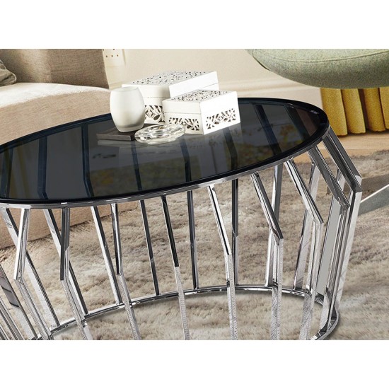 Masuta de Cafea Schuller Ciros - Coffee Table Bright Steel 335515 Spania
