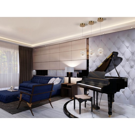 Pendul Schuller ·Austral· Led Lamp 1L., Ø12, Golden 354004 Led Spania