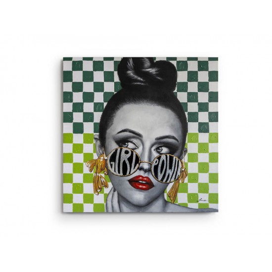 Tablou Decorativ Schuller ·Girl Power· Acrylic, 100X100 357462 Spania