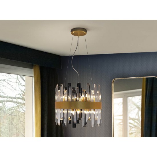 Suspensie Schuller ·Grace· Lamp, 10L., Golden 365185 G9 Spania