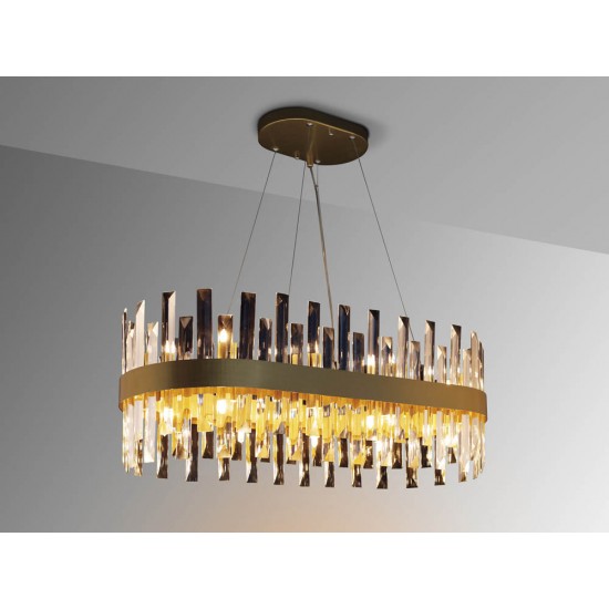 Suspensie Schuller ·Grace· Oval Lamp, 20L., Golden 365369 G9 Spania