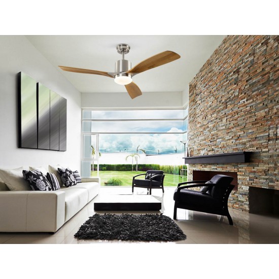 Ventilator Schuller ·Anemos· Fan, Nickel/Cherry 427166 Spania