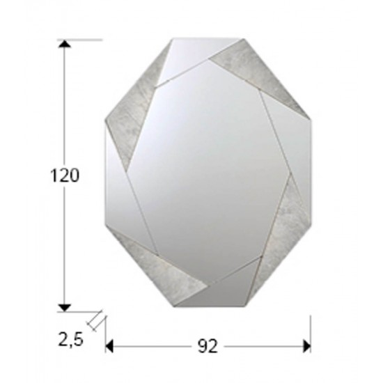 Oglinda de Camera Schuller ·Laverna· Mirror, Silver 434799 Spania