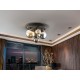 Plafoniera Schuller ·Dark· Ceiling Lamp 5L., Black-Brass 439244 G9 Spania