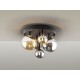 Plafoniera Schuller ·Dark· Ceiling Lamp 5L., Black-Brass 439244 G9 Spania