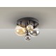 Plafoniera Schuller ·Dark· Ceiling Lamp 5L., Black-Brass 439244 G9 Spania