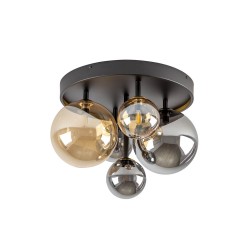 Plafoniera Schuller ·Dark· Ceiling Lamp 5L., Black-Brass 439244 G9 Spania