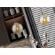 Pendul Schuller ·Dark· Lamp 1L., 12D, Black-Brass 439428 G9 Spania