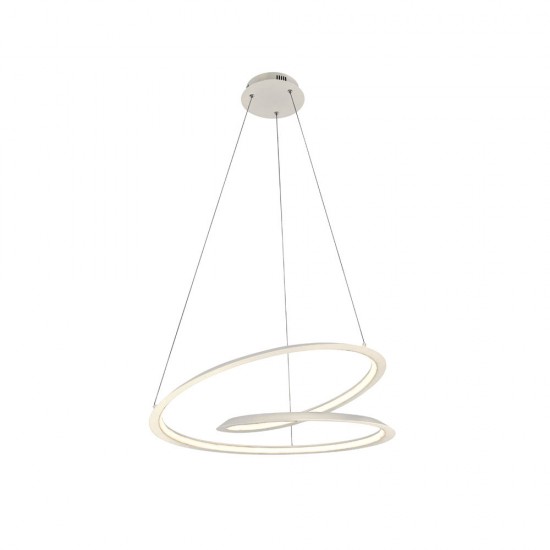 Suspensie Schuller ·Looping· Lamp, White Ø60 527576 Led Spania