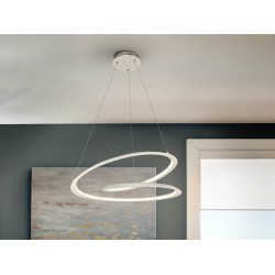 Suspensie Schuller ·Looping· Lamp, White Ø60 527576 Led Spania