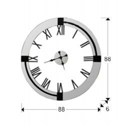 Ceas de Perete Schuller ·Kairos· Wall Clock Ø88 564724 Spania
