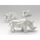 Figurina Decorativa Schuller -Future Rhino- Rhinoceros Figure, White 567718 Spania