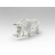 Figurina Decorativa Schuller -Future Rhino- Rhinoceros Figure, White 567718 Spania