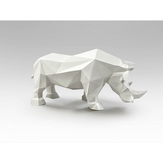 Figurina Decorativa Schuller -Future Rhino- Rhinoceros Figure, White 567718 Spania