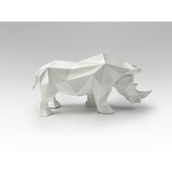 Figurina Decorativa Schuller -Future Rhino- Rhinoceros Figure, White 567718 Spania