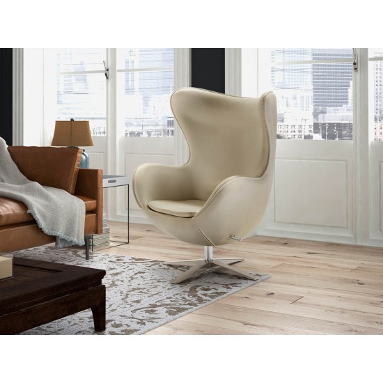 Fotoliu Schuller Egg- Armchair Beige Suede 594745 Spania