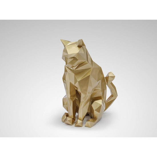 Figurina Decorativa Schuller -Future Cat- Cat Figure, Gold 598743 Spania