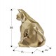 Figurina Decorativa Schuller -Future Cat- Cat Figure, Gold 598743 Spania