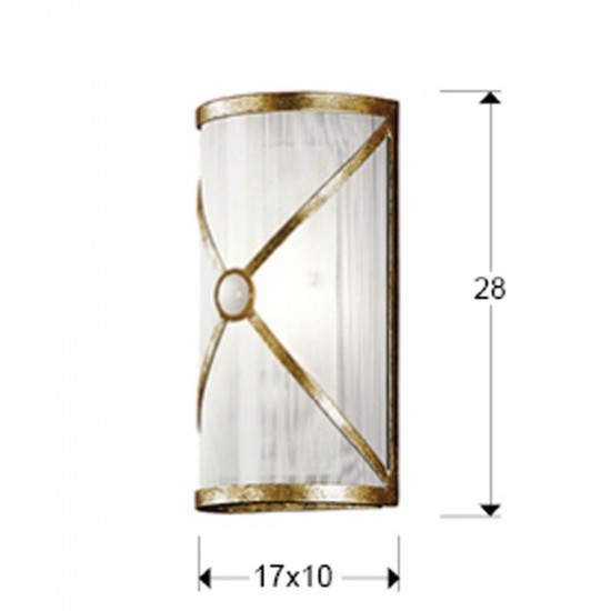 Aplica Schuller ·Esparta· Wall Lamp 1L., Gold 615563 E14 Spania