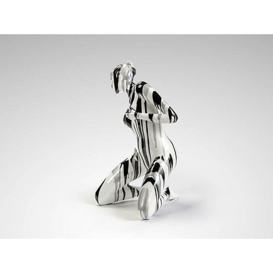 Figurina Decorativa Schuller -Dama- Woman Figure,  Black And White 698139 Spania